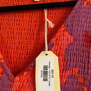 Beautiful vacation maxi dress, size Large New!